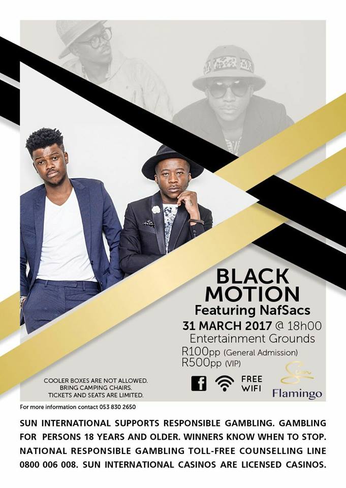 Black Motion @ Flamingo Casino • Kimberley PORTAL