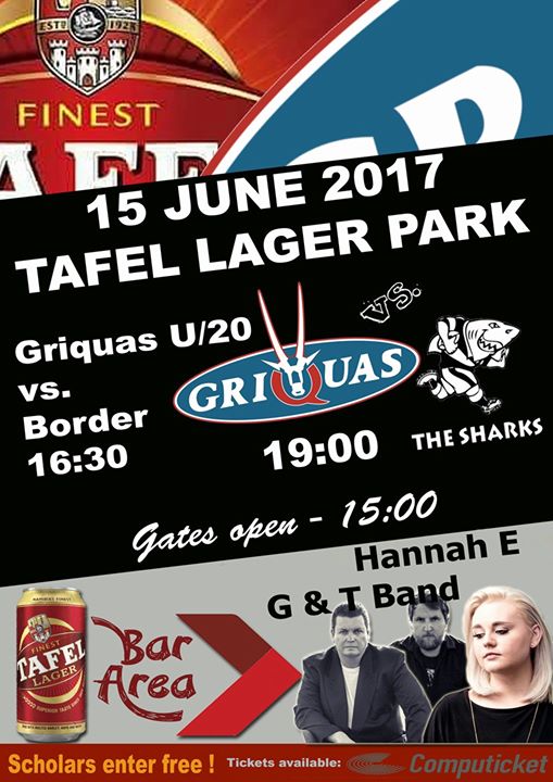 Tafel Lager Griquas Vs The Sharks Tafel Lager Park Kimberley