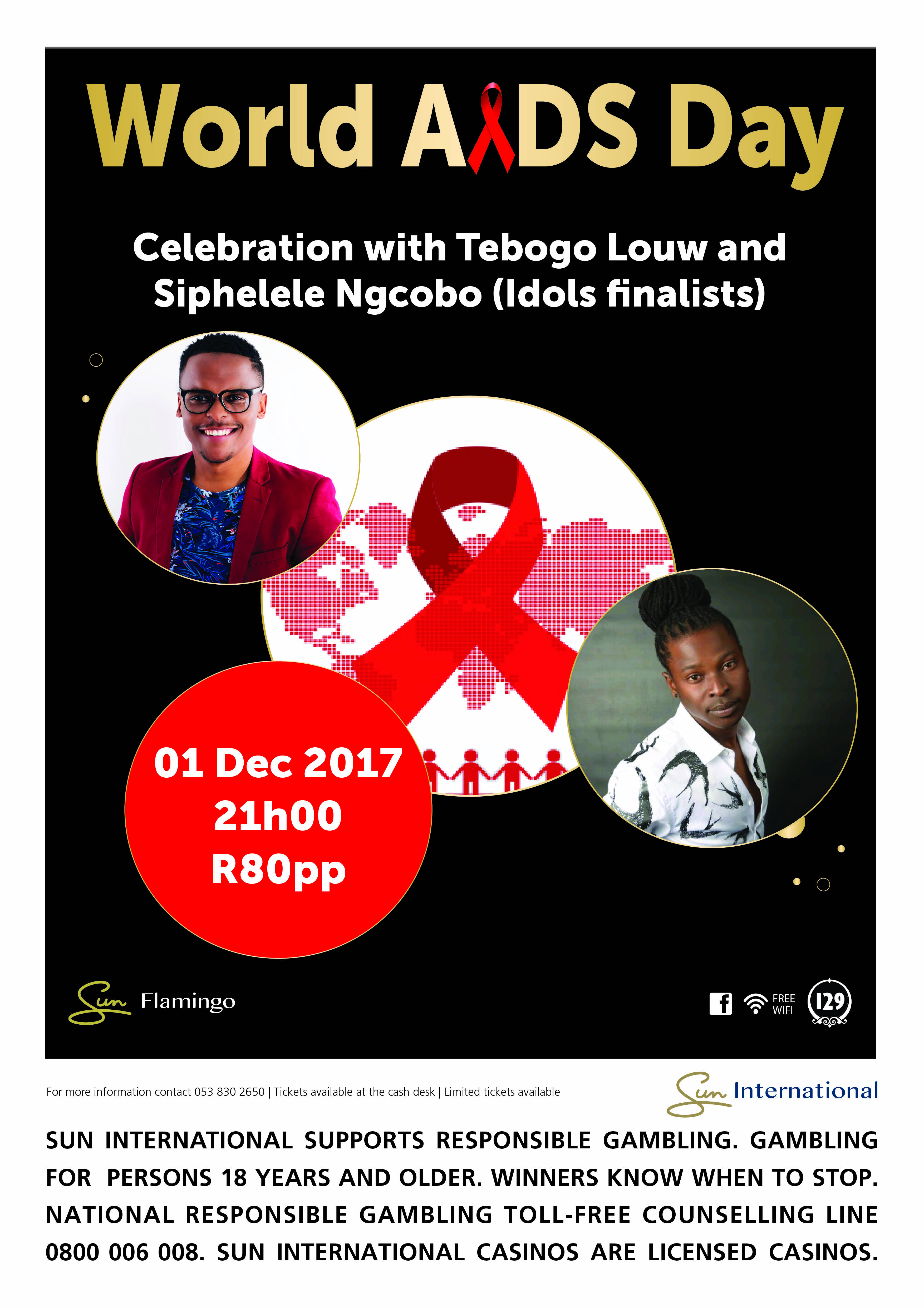 Worlds AIDS Day Concert Bar 129 • Kimberley PORTAL