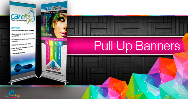 Printing of Pull Up Banners at NTLO Signs in Kimberley