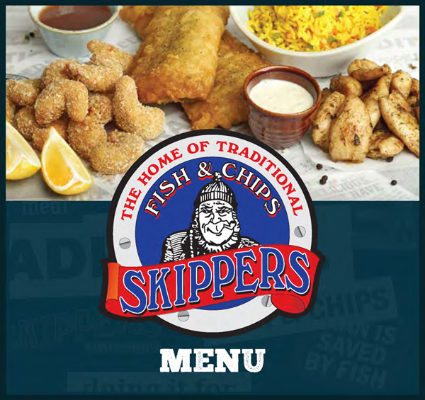 Menu - Skippers Fish & Chips, Kimberley