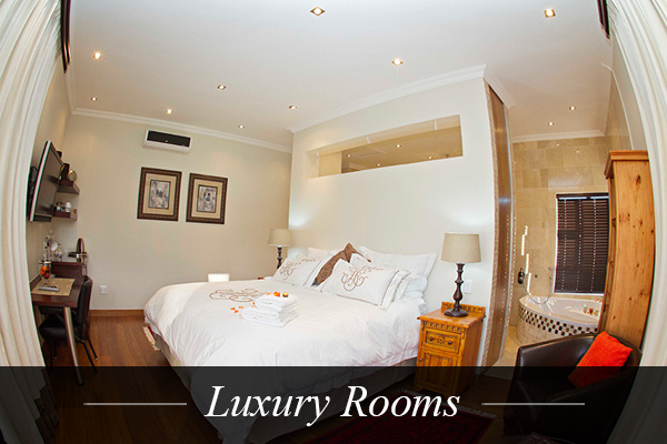 Luxury Rooms at Swanlake Luxury Accommodation at Magersfontein Memorial Golf Estate near Kimberley, Northern Cape