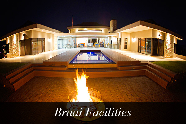 Braai Facilities at Swanlake Luxury Accommodation at Magersfontein Memorial Golf Estate near Kimberley, Northern Cape