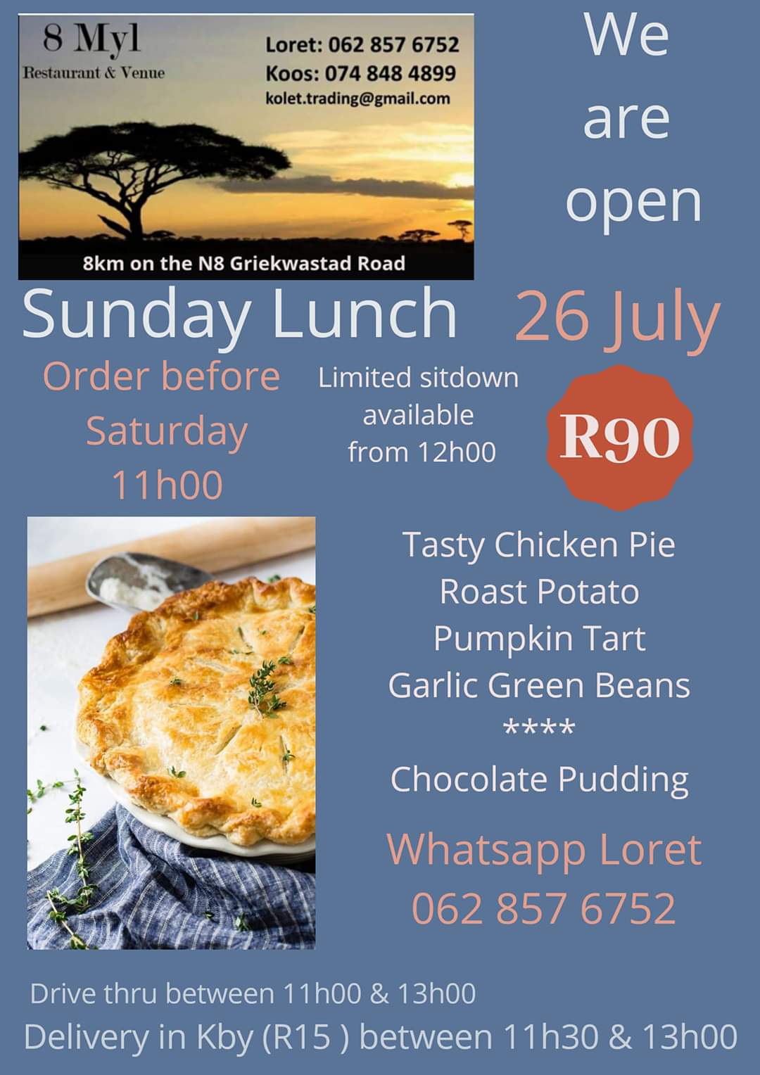 Sunday Lunch 8 Myl • Kimberley PORTAL