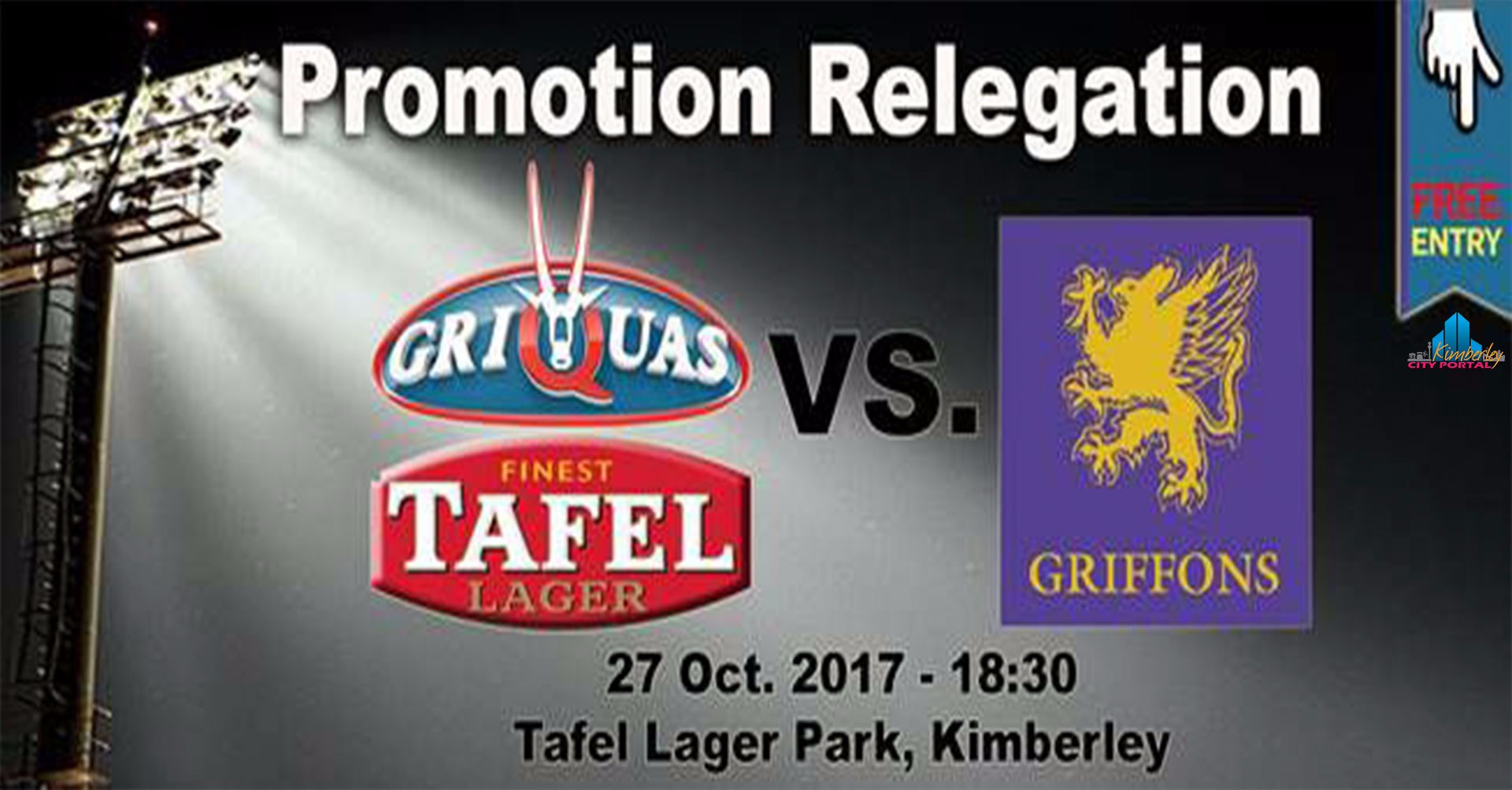 Tafel Lager Griquas Vs Down Touch Griffons Tafel Lager Park
