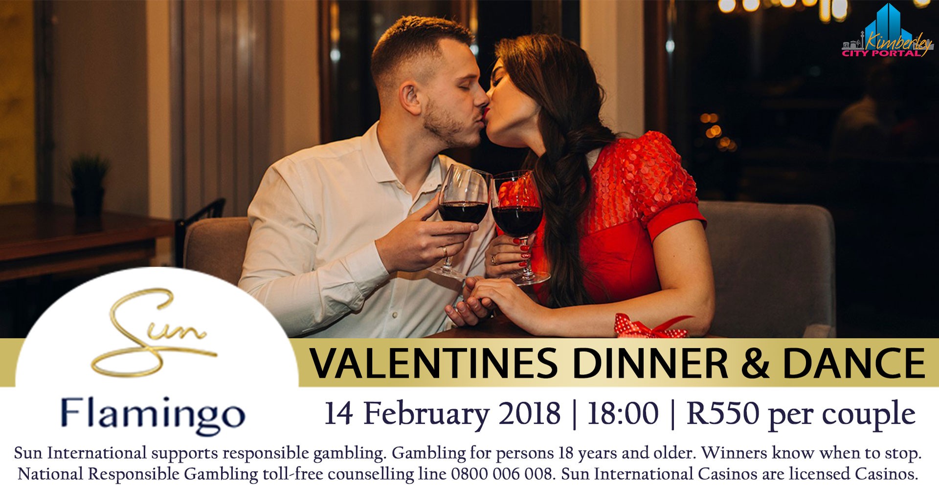 Valentines Dinner & Dance @ Flamingo Casino • Kimberley PORTAL