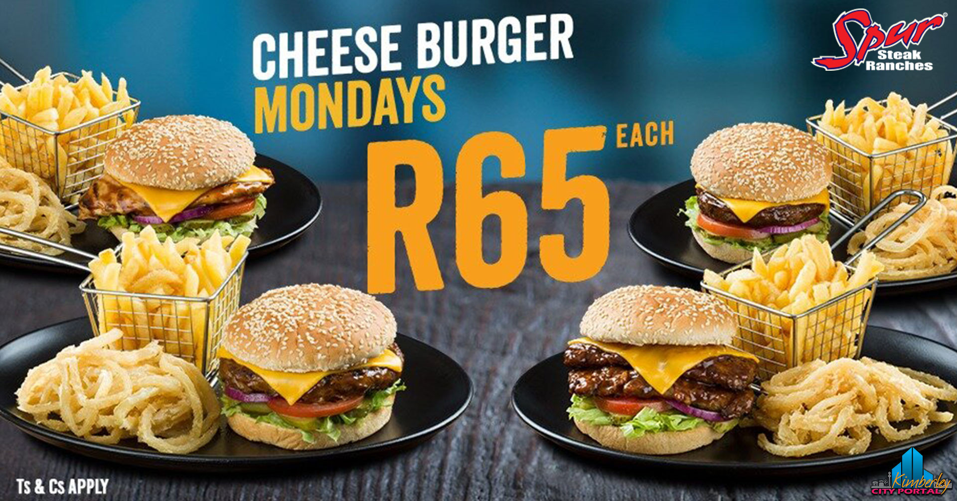 Spur Cheese Burger Monday Special • Kimberley PORTAL