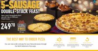 5-Sausage Double-Stack Feast Promotion @ Debonairs