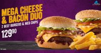 Mega Cheese & Bacon Duo @ Steers