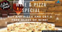 Wine & Pizza Special @ The Couch Potato Restaurant