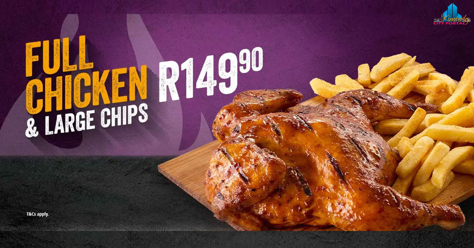 Full Chicken & Chips Meal Steers • Kimberley PORTAL