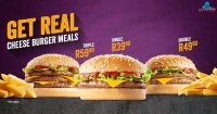 Get Real Cheese Burger Meals @ Steers
