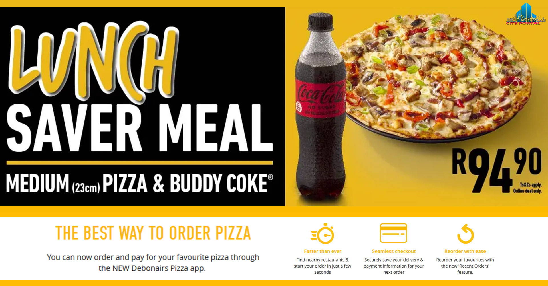 Lunch Saver Meal Promotion @ Debonairs