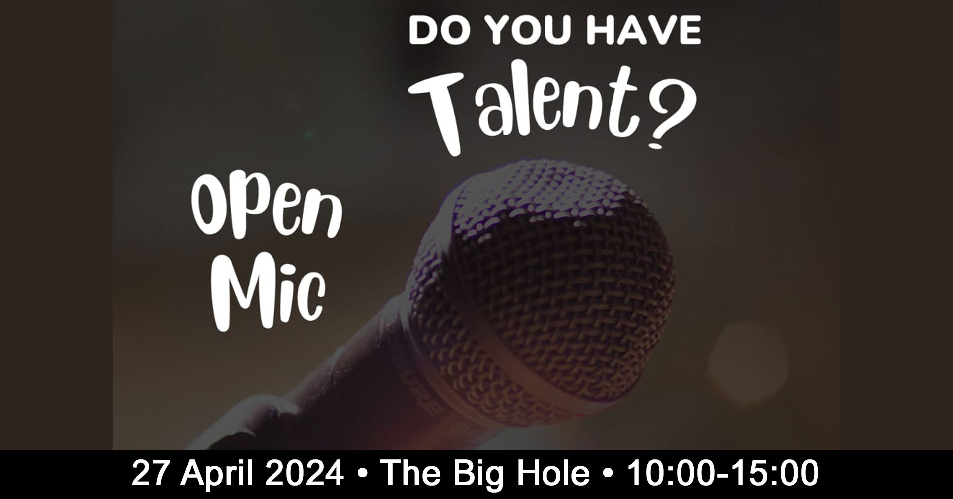 Kimberley Markets Open Mic Day @ The Big Hole