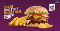 King Steer Burger Meal @ Steers