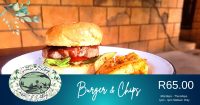 Burger & Chips Special @ Germar Biltong Mekka