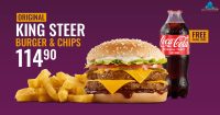 King Steer Burger Meal @ Steers
